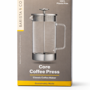 barista & co, presskanna 1l rostfri